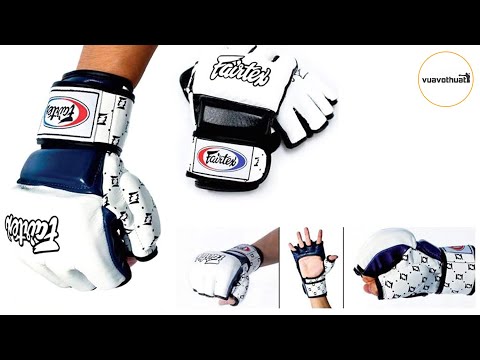 Video Găng tay đấm bốc hở ngón MMA Fairtex Sparring Gloves... - youtube