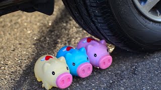 Experiment Car Vs Three Little Money Pigs