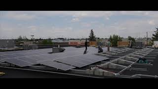 Prospect Human Services Solar Installation Time Lapse