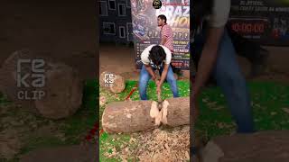The Crazy Show: Log Chopping Final Round Highlights#TheCrazyShow #Competition#FinalRound#Highlights