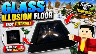 Glass Floor in Minecraft tutorial by OmniKing [Glass Floor Illusion]