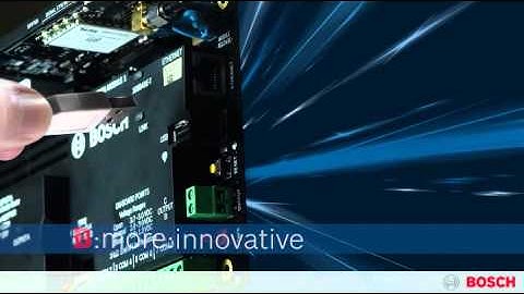 B Series Control Panel for Banking Applications - Bosch Security Systems Video-Portal