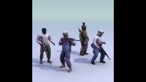 3D Model Terrorists_4xSet_Rigged_Multi Review