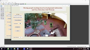 People and Object Detection and Tracking Real Time with Counter Matlab Project
