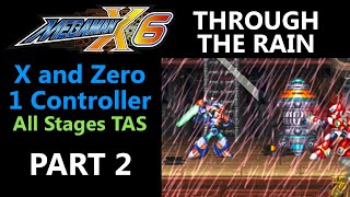 Through the Rain! - Part 2 - Mega Man X6 - X and Zero, 1 Controller - All Stages TAS
This is the second episode of the series, tackling Mega Man X6 using both X and Zero with just 1 input. This will be fun.
The game on the left is the original game but the game on the right got tweaked so by entering an input at the game title screen I could start with Zero. Enjoy.
TWEAKS PERFORMED (Only for Zero)
General Tweaks
Unlockables
Code #2 unlocks Zero from the start = Checked Through the Rain! - Part 2 - Mega Man X6 - X and Zero, 1 Controller - All Stages TAS