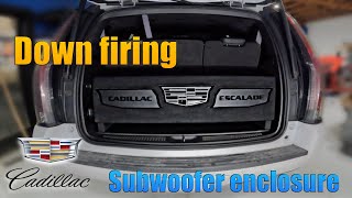 No space? NO PROBLEM! - subwoofer enclosure for Cadillac Escalade #cadillacescalade #escalade