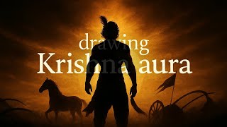The Drawing Of Krishna Aura