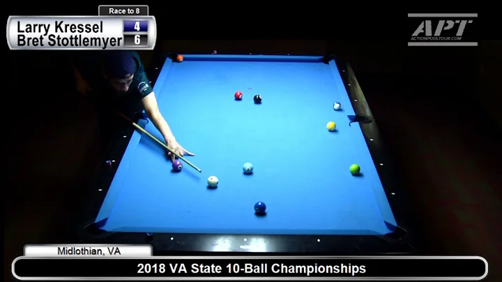 2018 VA State 10-Ball Championships: Larry Kressel...