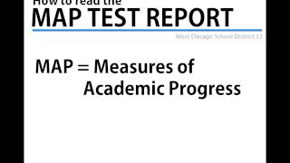 Reading a MAP Report