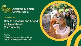 Part 1: How to Schedule an Appointment from the "Schedule Appointment" Tab