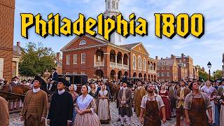What America's First Capital Really Looked Like in 1800 (AI Reconstruction)