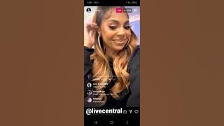 Ashanti shows off her 