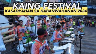 KAING FESTIVAL DRUMMER DINAGYANG 2024 KASADYAHAN SA KABANWAHANAN #dinagyang2024