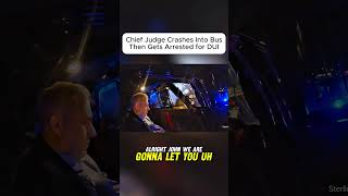 Chief Judge Crashes Into Bus—Then Gets Arrested for DUI part 3  #bodycam #crime #policechase #cops