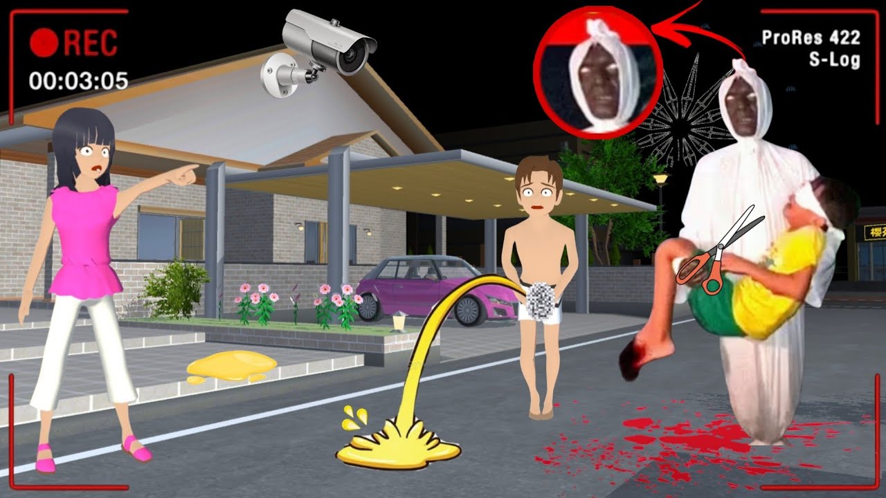 Mio Panik Yuta Pipis Sembarangan Di sunat EEE A Engkol Di Depan Rumah 😱 | Sakura School Simulator