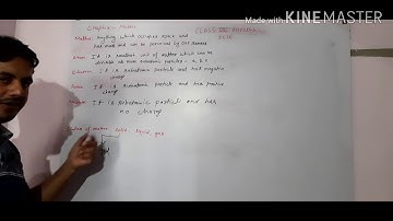 CLASS VIII PHYSICS  ICSE CHAPTER 1 MATTER