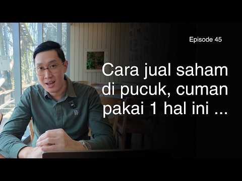 Jual saham di pucuk, pakai 1 cara ini ...