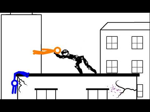 cyberdroid vs blue and orange bros