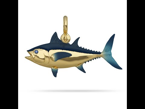 Tuna Fish Necklace Pendant
