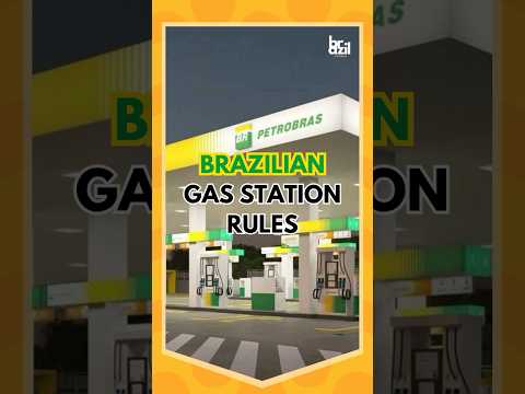 Only in Brazil: Gas Station NIGHTLIFE? 🍻 #shorts