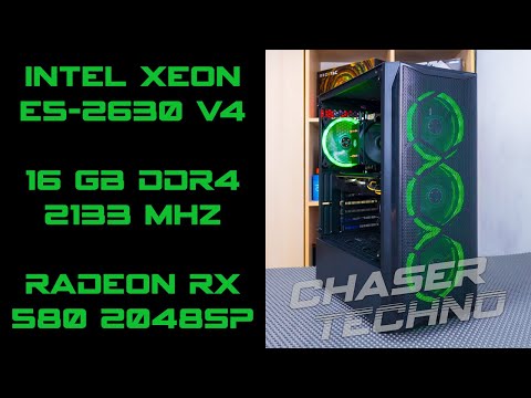 Intel Xeon E5 2630 v4 and AMD Radeon RX 580 8Gb 2048sp - YouTube