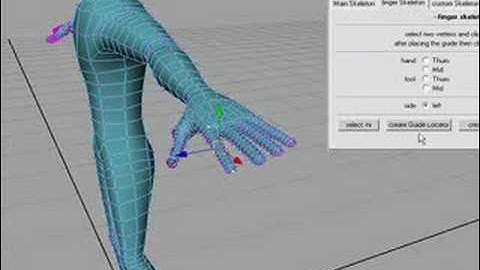 maya create skeleton tool
