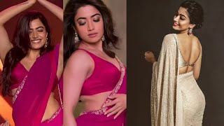 Rashmika Mandanna Hot Y Actress In Saree