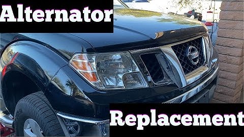 2005-2020 Nissan Frontier Alternator replacement