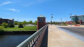 Menomonee River Valley, a once heavily industrialized area is now a fun, recreational scene!