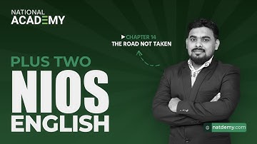 NIOS Plus Two: English Chapter 14| natdemy