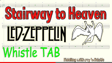 Stairway to Heaven - Led Zeppelin - Tin Whistle - Play Along Tab Tutorial