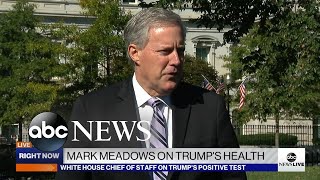 The president has 'mild symptoms' of COVID-19: Mark Meadows