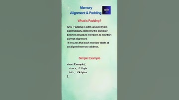 Memory Alignment and Padding in C/C++ Explained Simply #shortsfeed #shorts #viralvideo #trending