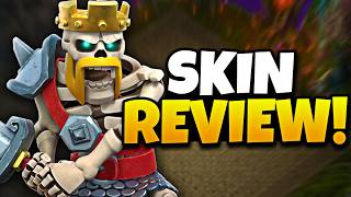 Reviewing the NEW Skeleton King Skin in Clash of Clans!