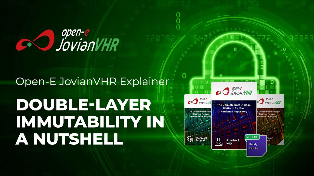 Double-Layer Immutability for Backup | Open-E JovianVHR Explainer - YouTube