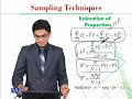 STA632 Sampling Techniques Lecture No 19