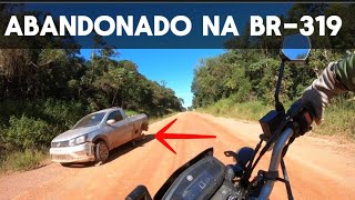 ABANDONADO NA BR319.  RODOVIA LEVANDO POEIRA EM TODO TRECHO DO MEIO.