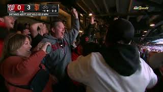 1st game, 1st hit, 1st HOMER! Casey Schmitt launches his 1st career home run in front of his family!