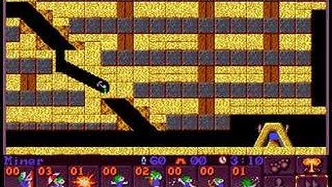 Classic, level 5; a Lemmings 2 walkthrough