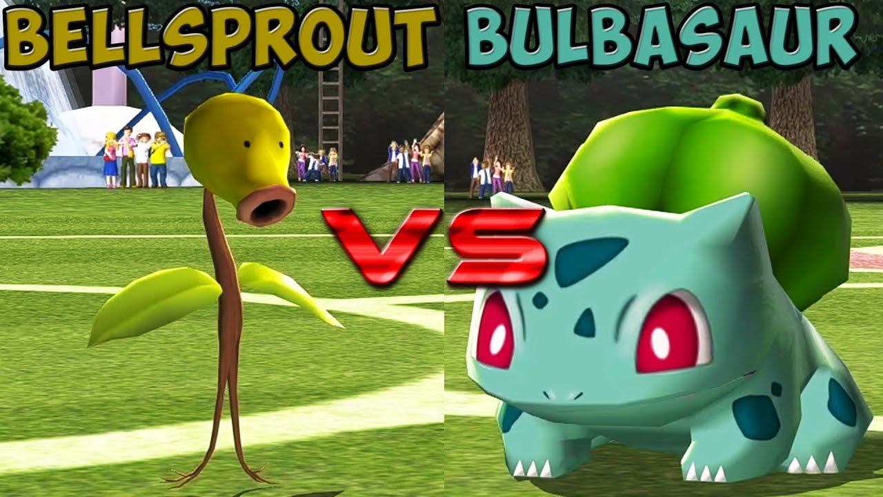 Pokemon battle revolution Bellsprout vs Bulbasaur YouTube