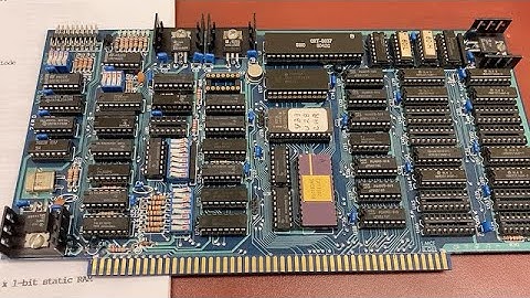SSM VB3 Video Card for S-100 Bus Computers: Figuring Out Jumper &  Switch Settings (Retro Computing)
