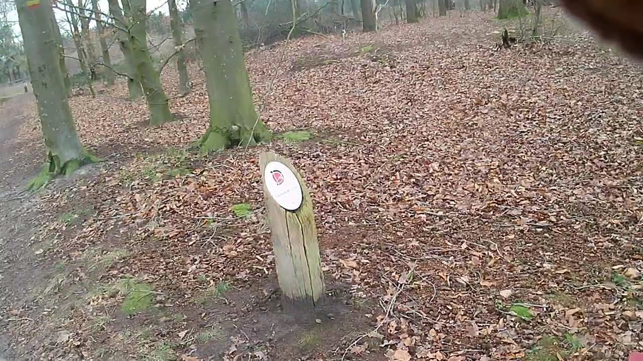 Voor Valthe links landweg op naar hunenbed en pingo