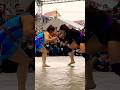 The audience cheered enthusiastically for the beautiful female wrestler Anh Tho #vatnu #vatdantoc