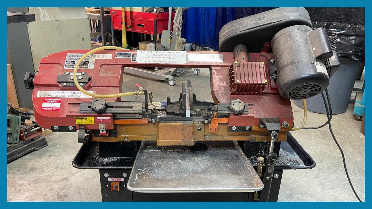 Horizontal Bandsaw Coolant / Chip Tray Repair YouTube