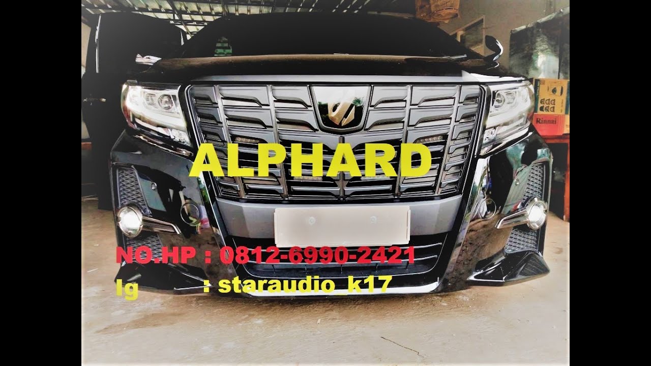 Toyota ALPHARD Modifikasi Headlamp dan Stoplamp Sequential ...