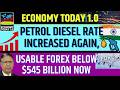 Petrol Diesel Rate Increased Again, Usable Forex Below $545 Billion now