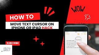 "How to Position the iPhone Text Cursor Exactly Where You Want It"