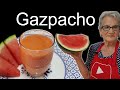 Gazpacho de Sandia 🍉🍅( Sopa de Sandia ) Listo en 5 minutos.