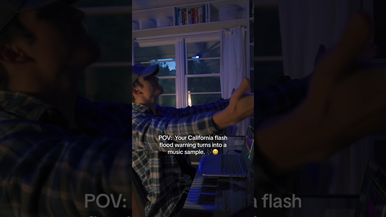 Warning sound into beat 🤣 