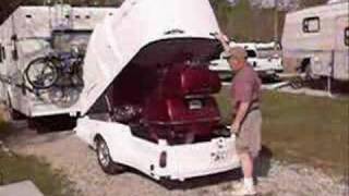 Motorcycle Trailer EZ Open Demo